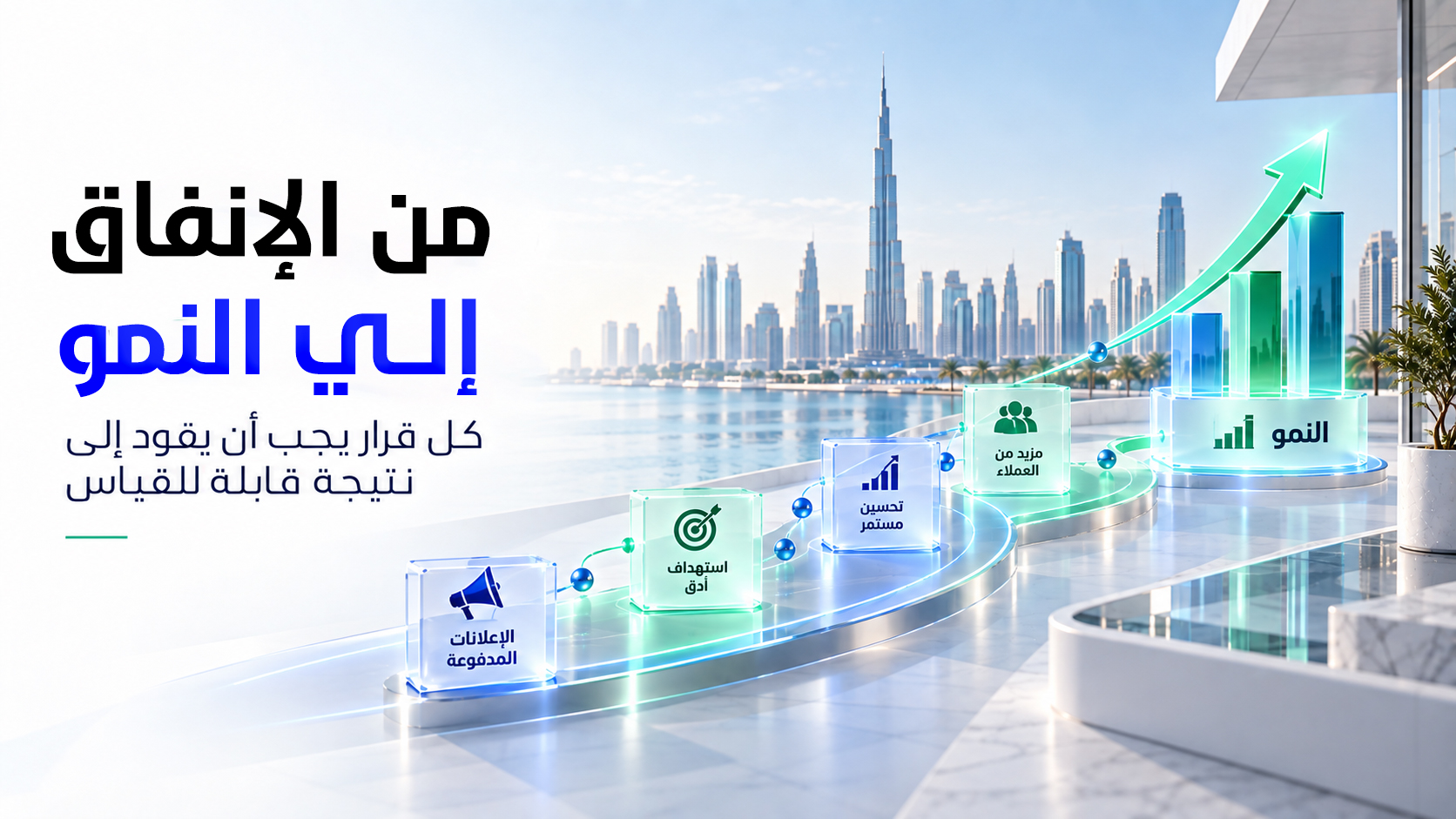 من الإنفاق إلى النمو: إعلانات مدفوعة واستهداف أدق وتحسين مستمر ومزيد من العملاء